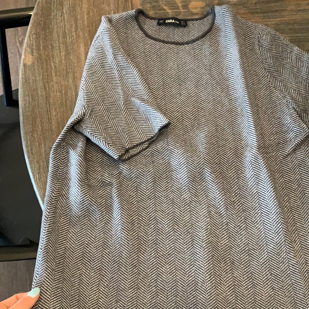 Zara short sleeve sweater